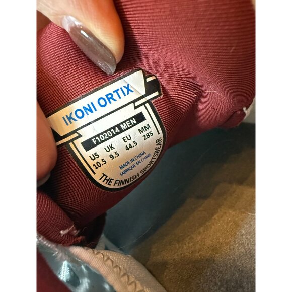 Karhu Ikoni Ortix Mens Running Shoes Size 10.5 Gray/Maroon - Picture 5 of 8